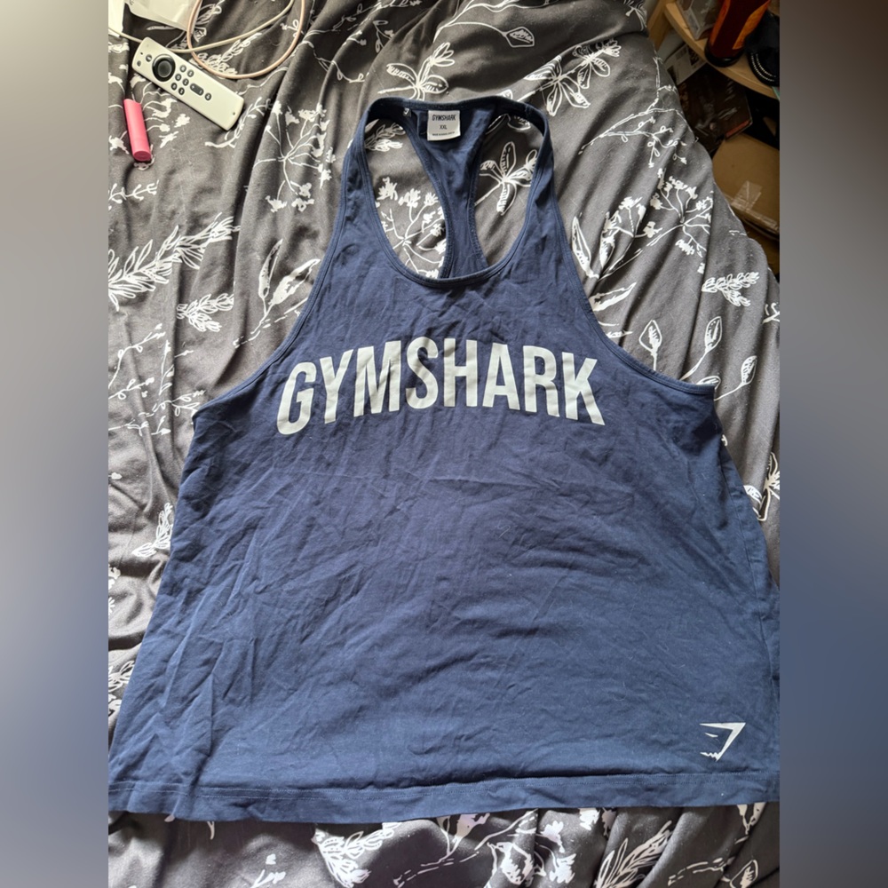 Gymshark Navy Sleeveless Tank